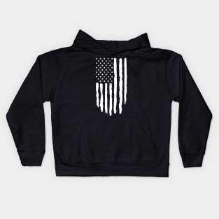 Grunge usa flag - 4th july design Kids Hoodie